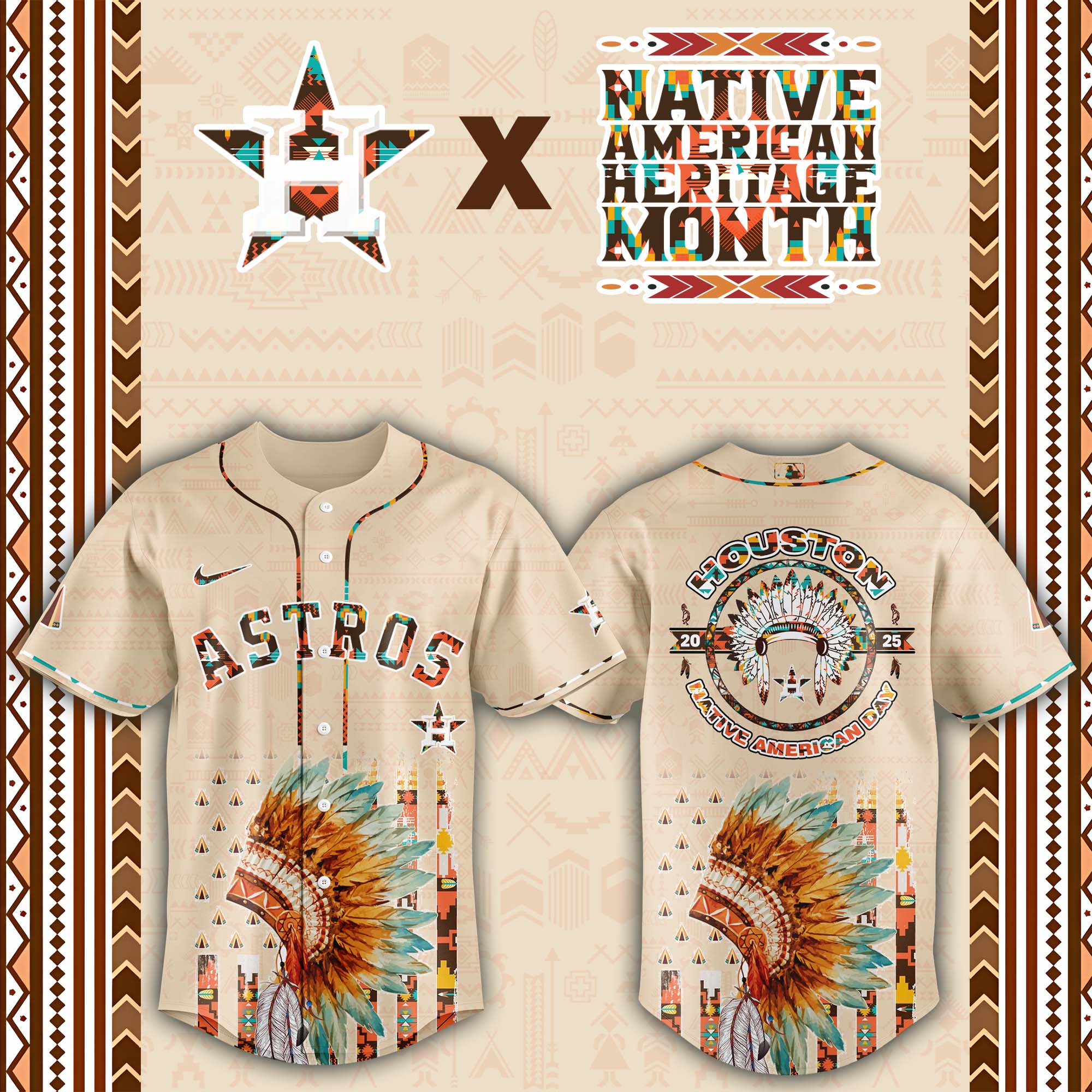Alternative view of All Team Mlb X Native American Heritage Month
