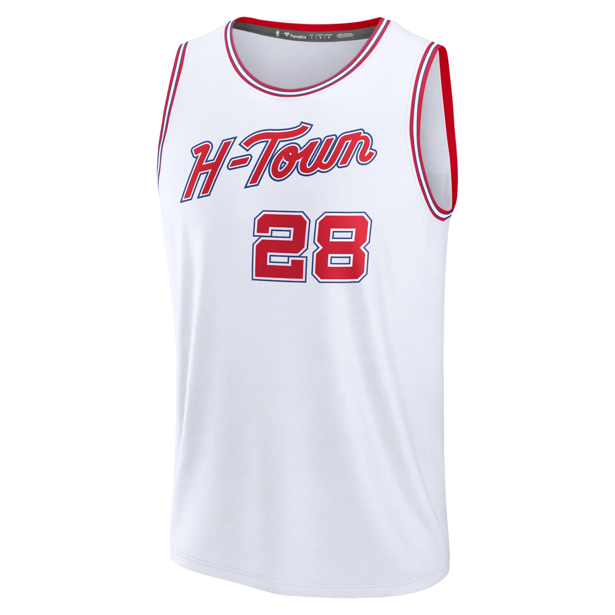 Alternative view of Alperen Sengun Houston Rockets Fanatics Fast Break Basketball Jersey - White - City Edition