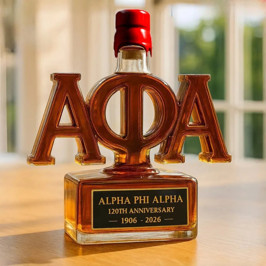 Alpha Phi Alpha Fraternity, Inc. 120th Anniversary Whiskey Bottle - Image 3
