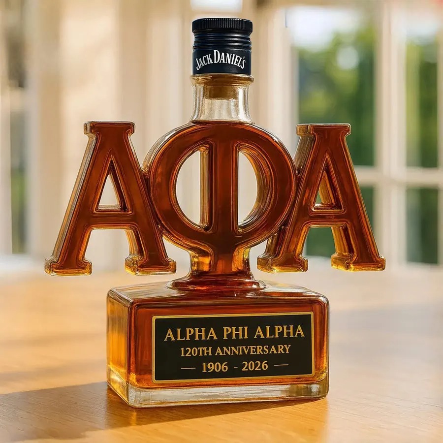 Alpha Phi Alpha Fraternity, Inc. 120th Anniversary Whiskey Bottle - Image 4