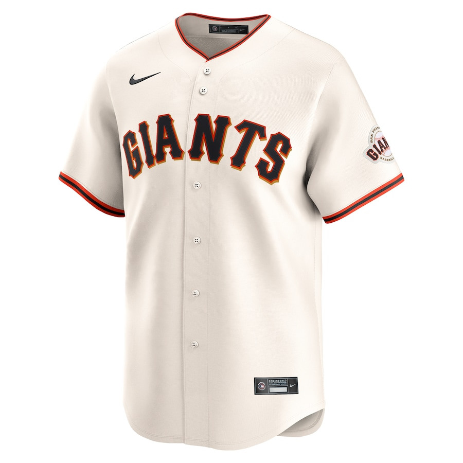 Alternative view of Alyssa Nakken 92 San Francisco Giants Home Limited Men Baseball Jersey - Cream 