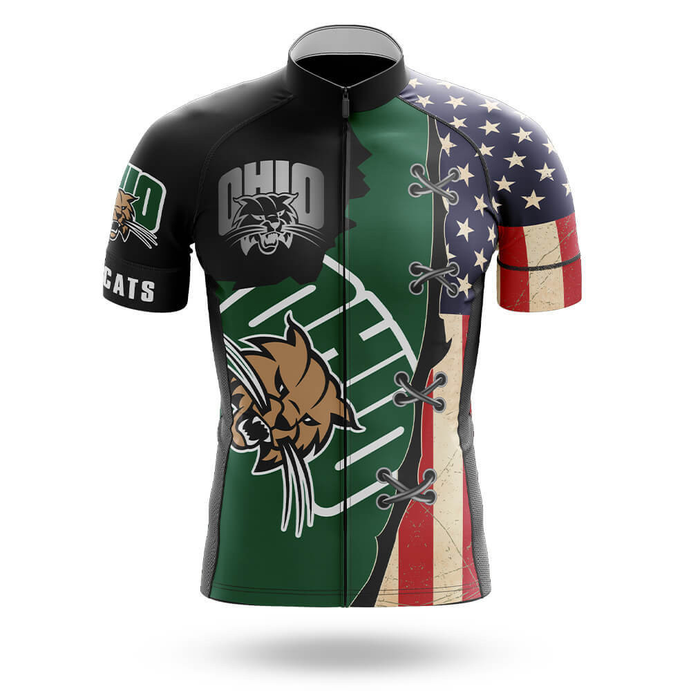 Alternative view of American Flag Ohio University - Men's Cycling Kit