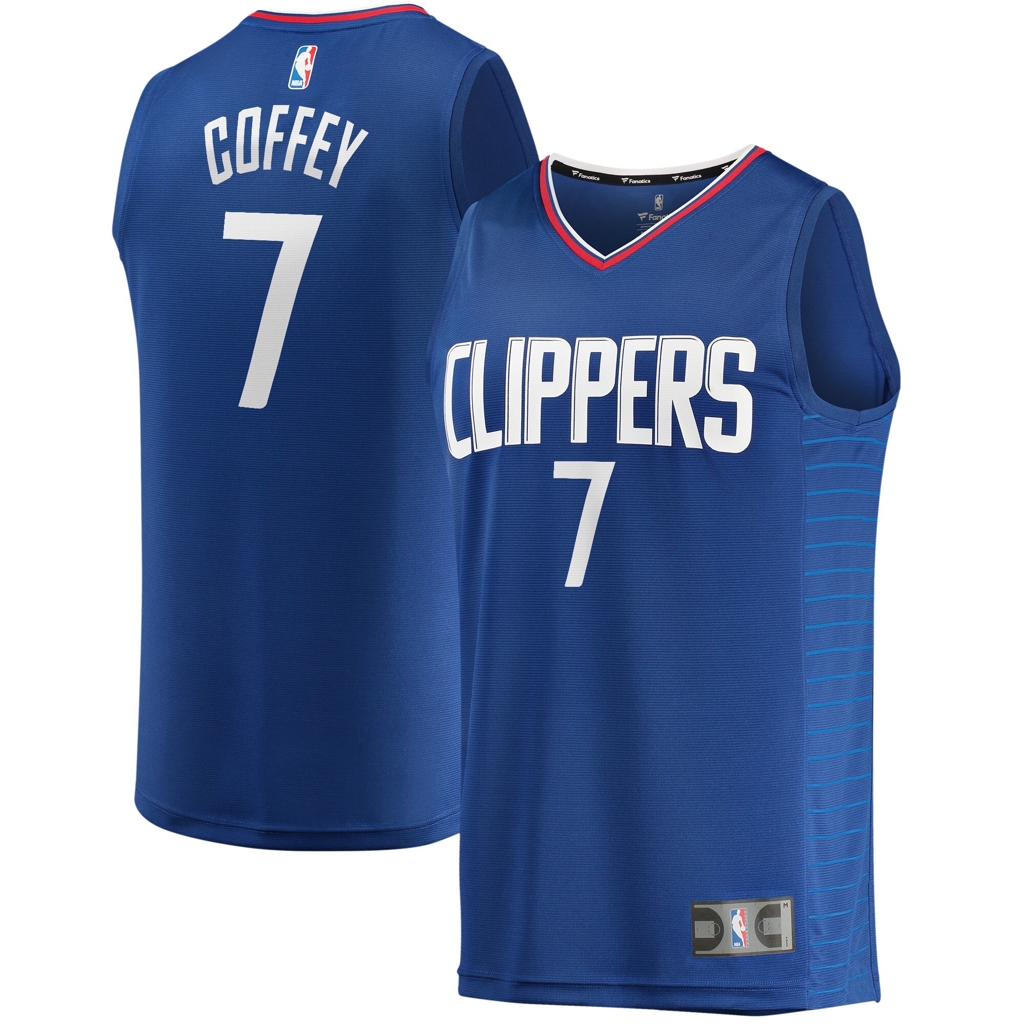 Amir Coffey La Clippers Fanatics Youth Fast Break Player Basketball Jersey - Icon Edition - Royal