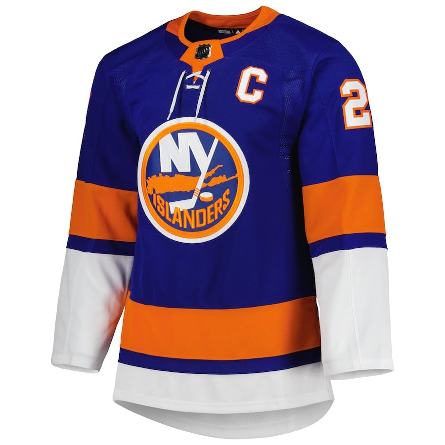 Alternative view of Anders Lee 27 New York Islanders Home Primegreen Men Hockey Jersey - Royal - JS404 