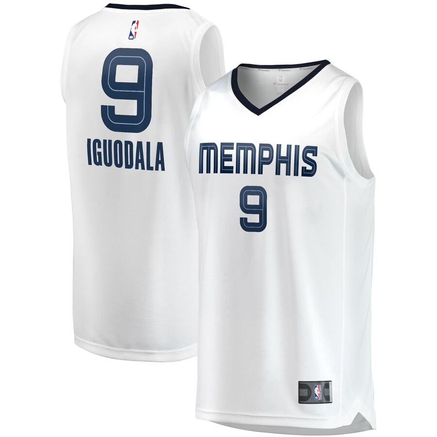 Andre Iguodala Memphis Grizzlies Fanatics Branded Youth Fast Break Player Basketball Jersey - Association Edition - White