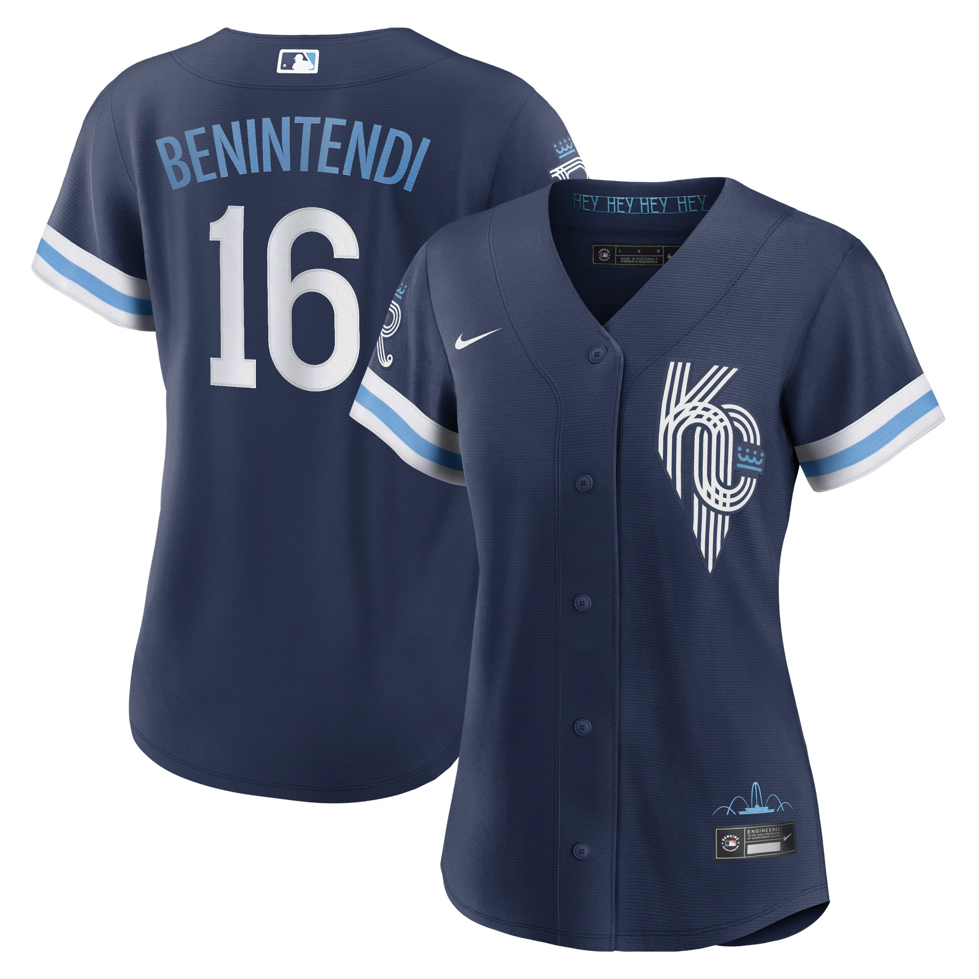 Andrew Benintendi Kansas City Royals Women’s 2022 City Connect Replica Player Baseball Jersey – Navy