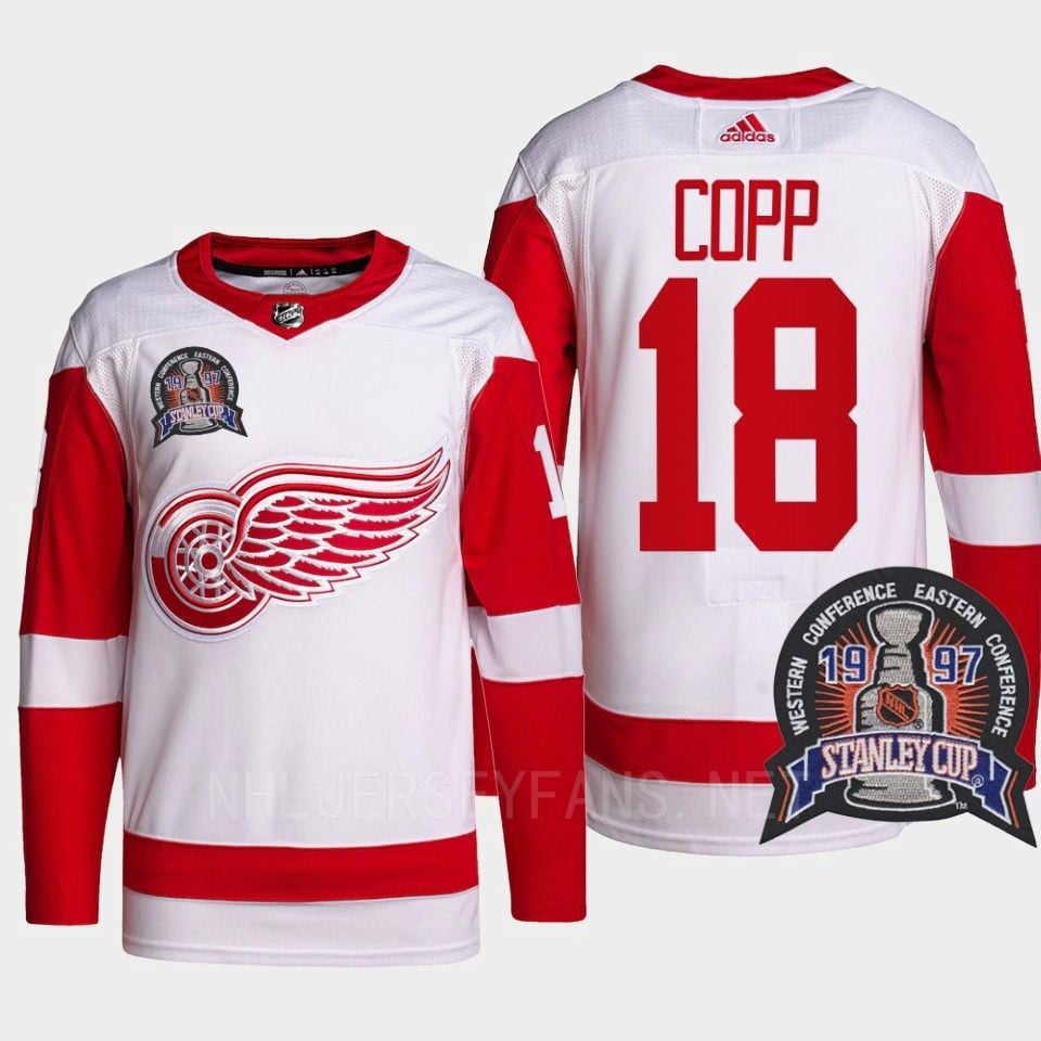 Andrew Copp 18 25th Anniversary Detroit Red Wings Red Hockey Jersey - JS392 