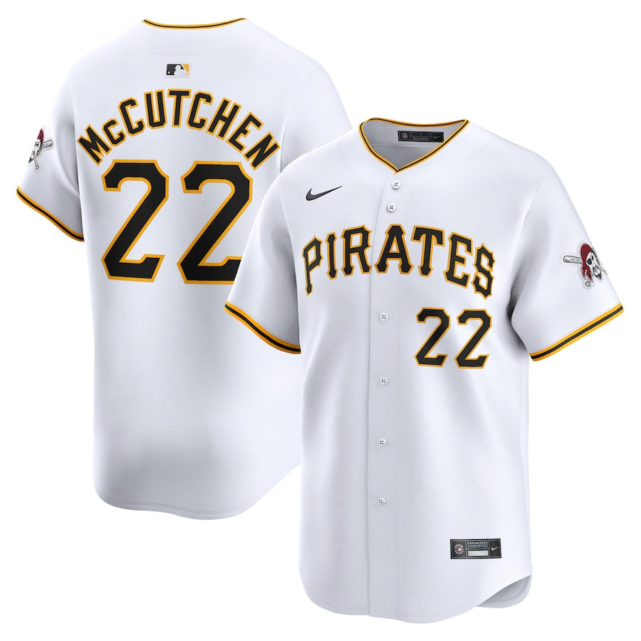 Andrew McCutchen 22 Pittsburgh Pirates Home Limited Player Men Jersey - White 