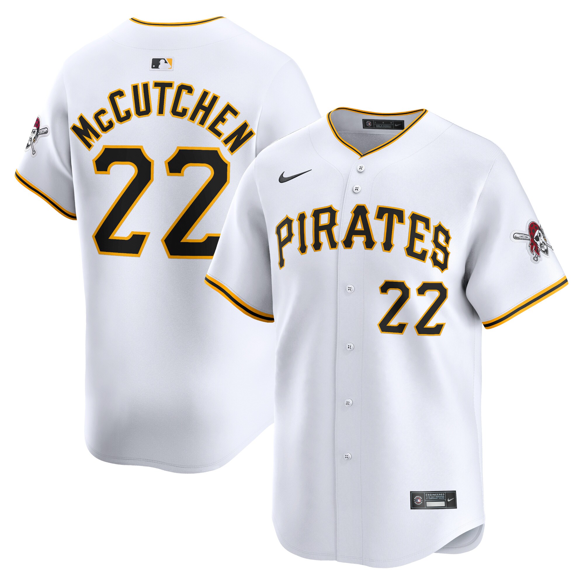 Andrew Mccutchen Pittsburgh Pirates Home Limited Player Jersey - White