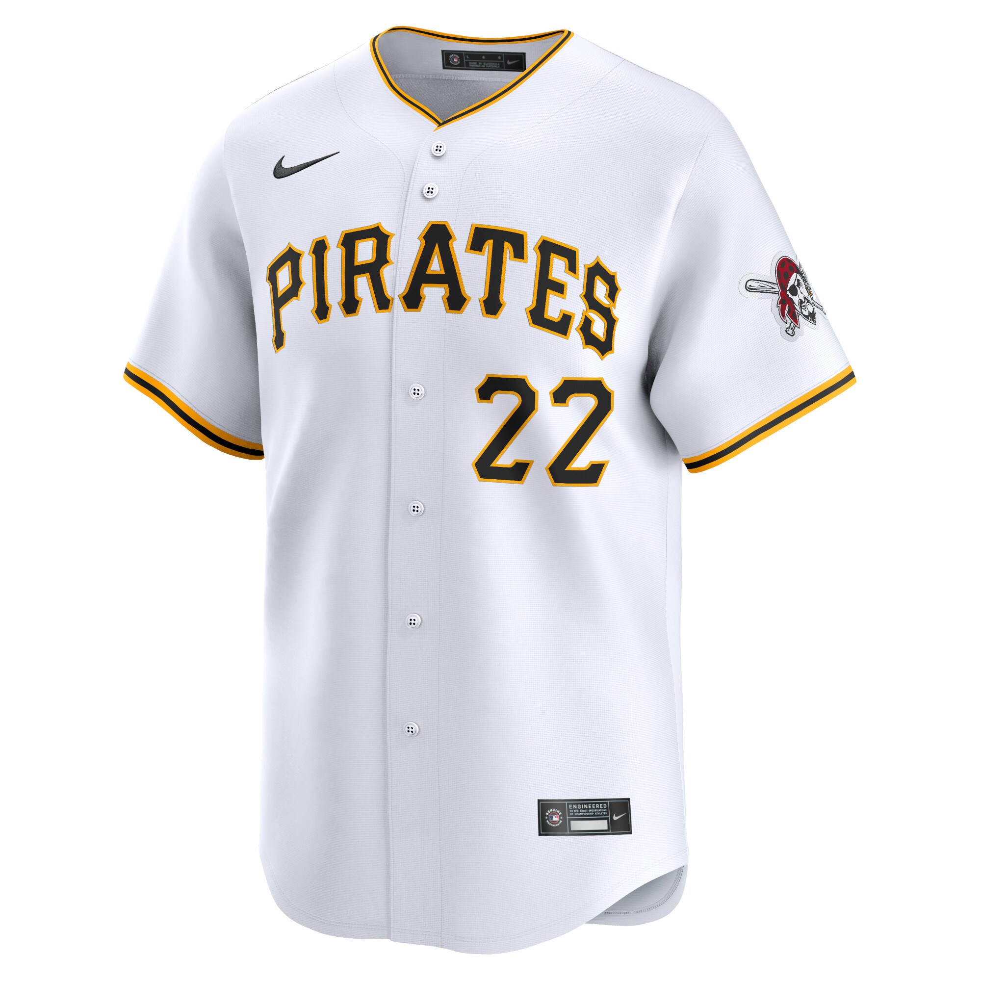 Alternative view of Andrew Mccutchen Pittsburgh Pirates Youth Home Limited Player Jersey - White