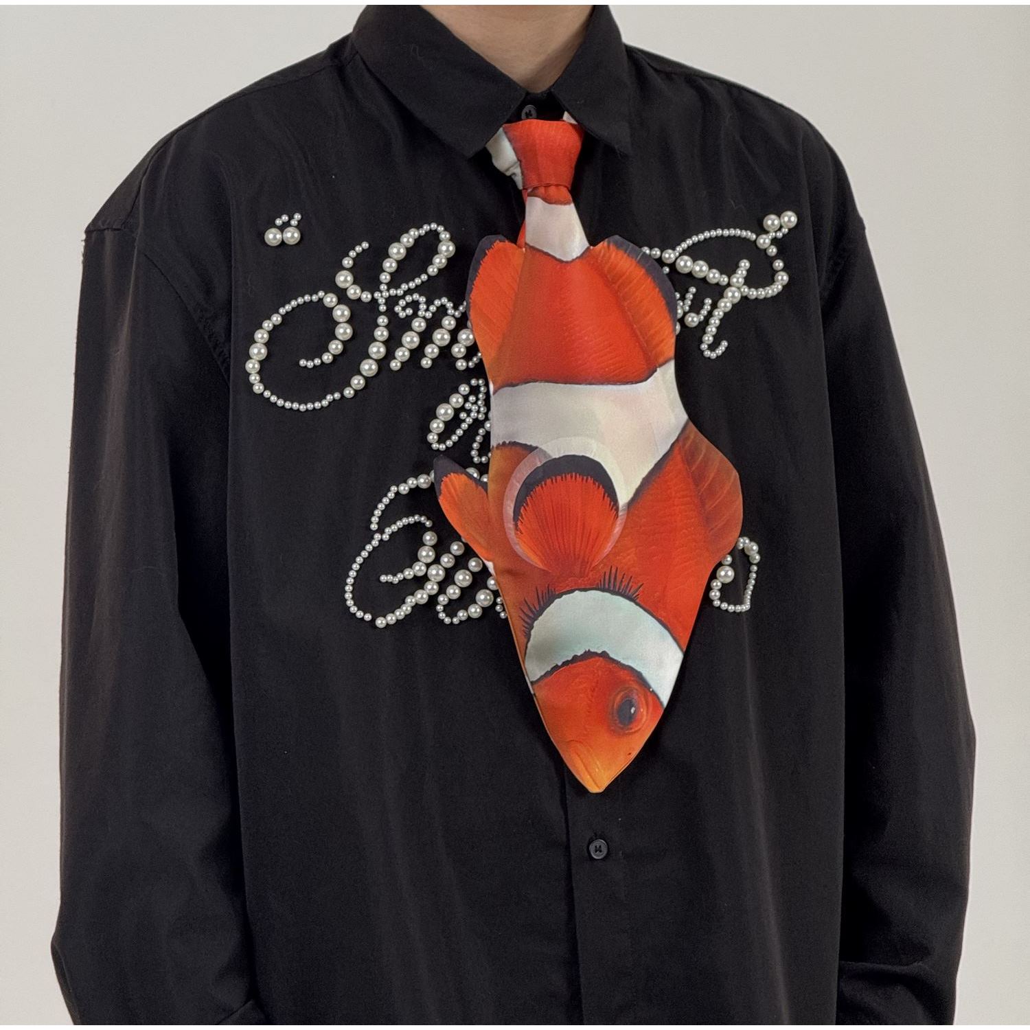 Animals Tie Shaped Novelty Tie, Nemo Fish Shaped Tie, Vintage Holiday Gift, Tie Gift, Tie Accessories - Image 4