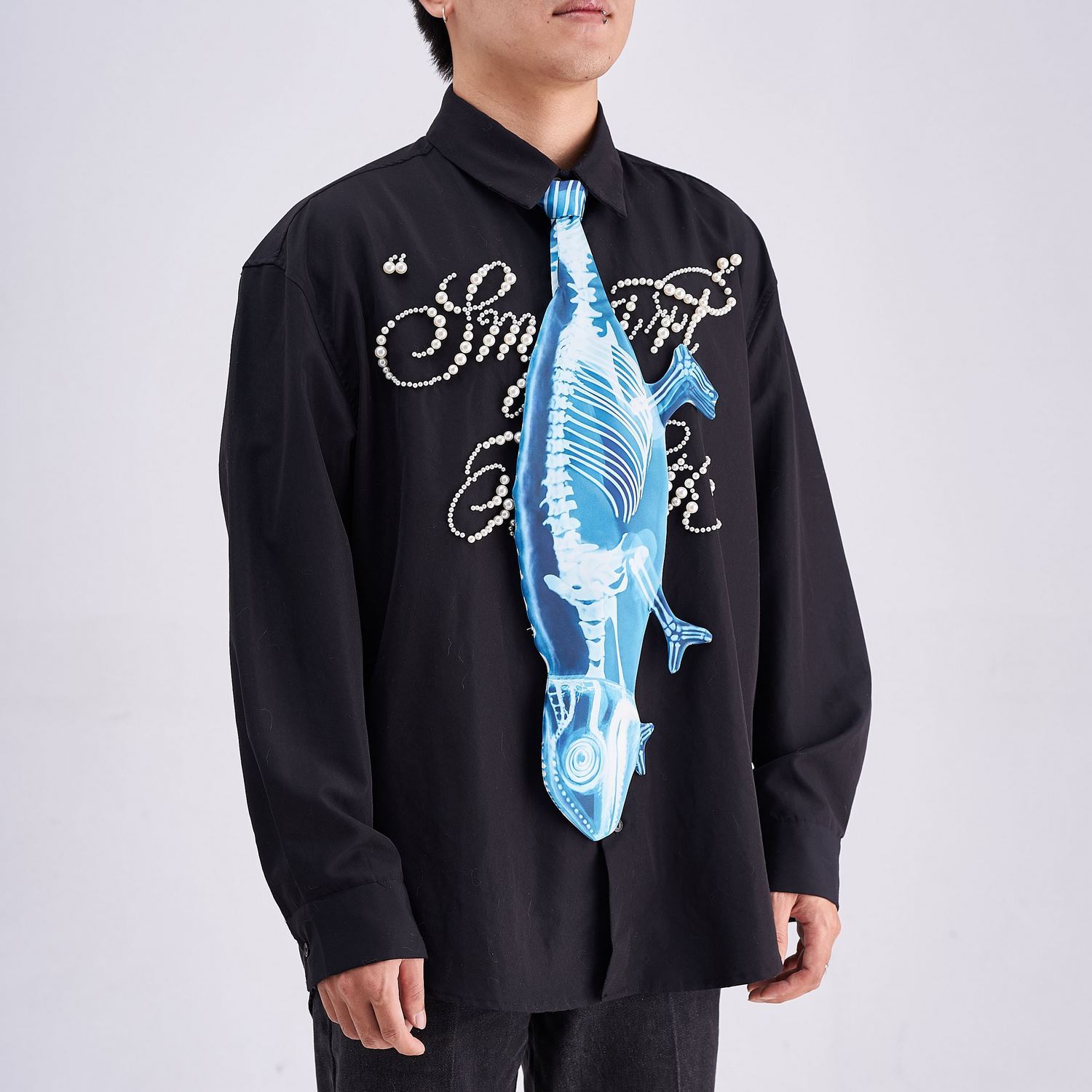 Animals Ties X-ray Chameleon Tie, Vintage Tie, Novelty Tie, Tie Accessories Holiday Gift, Tie Gift, Tie Accessories - Image 6