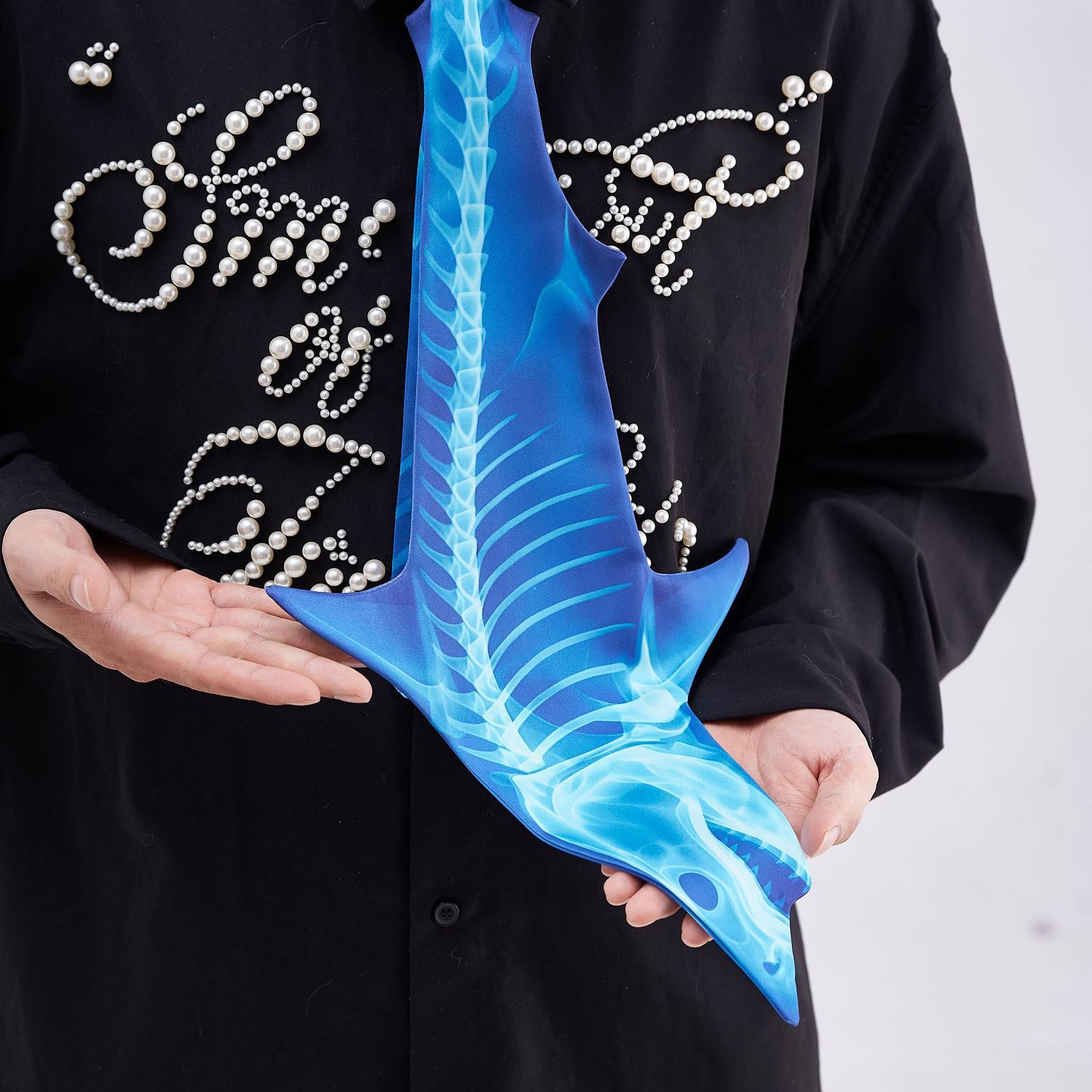 Animals Ties X-ray Shark Tie, Vintage Tie, Novelty Tie, Tie Accessories Holiday Gift, Tie Gift, Tie Accessories - Image 7