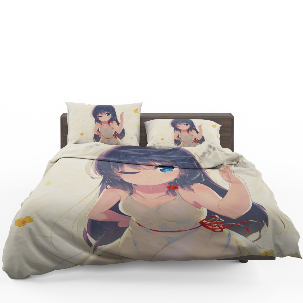 Anime Girl Japanes Cartoon Bedding Set - Custom Bedding Set
