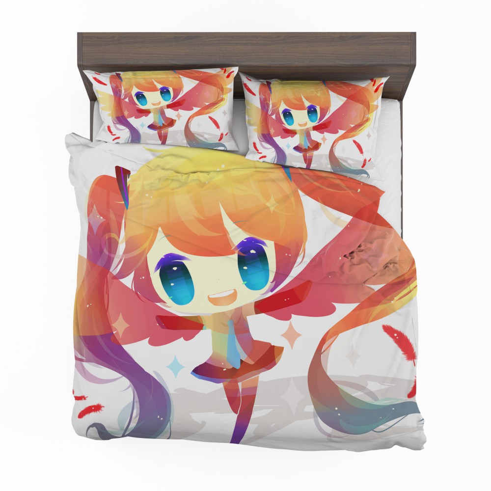 Alternative view of Anime Girl Vocaloid Bedding Set - Custom Bedding Set