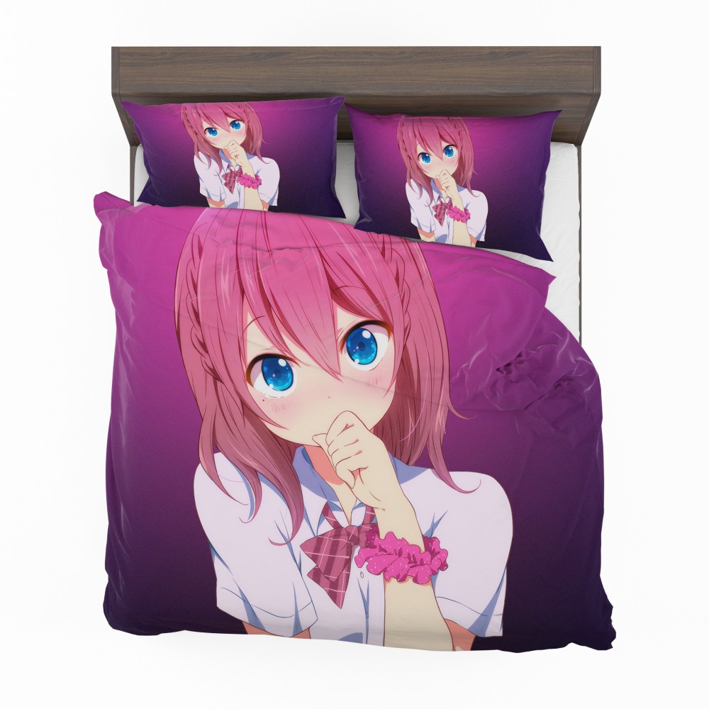 Alternative view of Anime Girl Yawning Teen Bedding Set - Custom Bedding Set