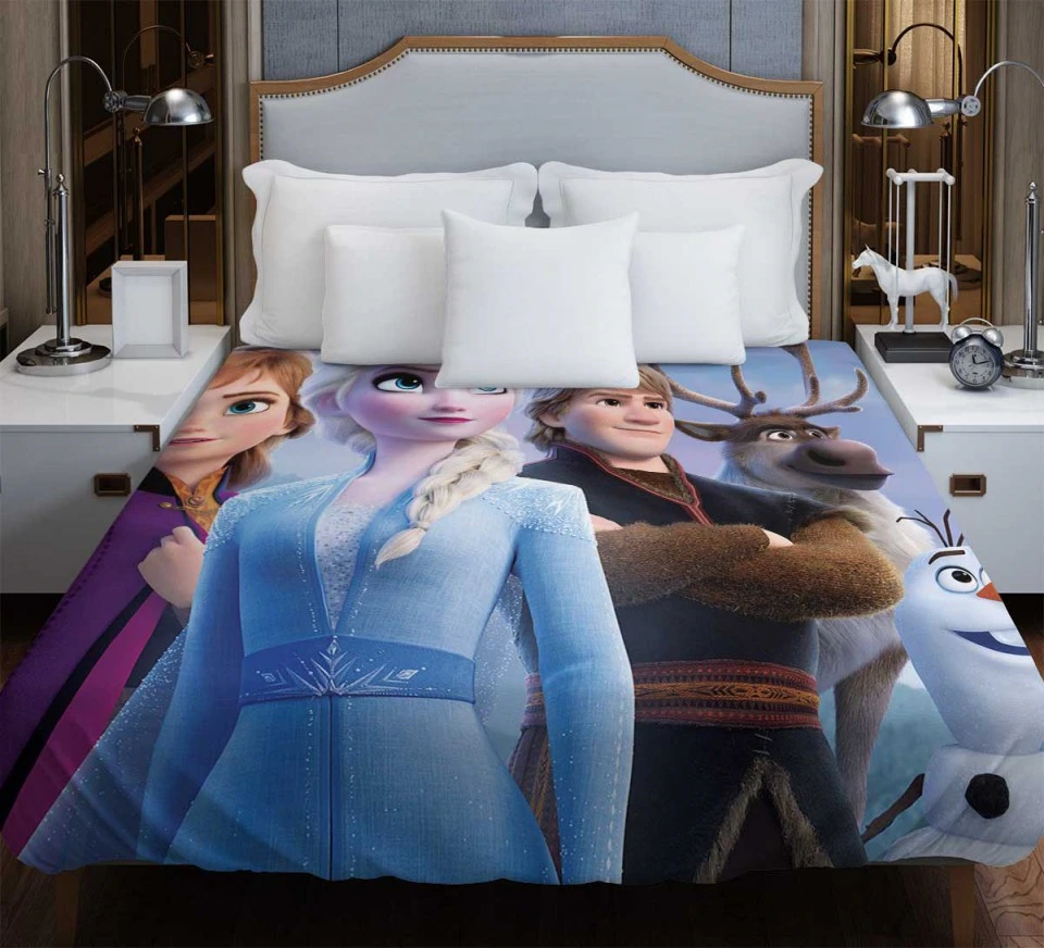 Anna Elsa Kristoff In Frozen 2 Disney Movie Duvet Cover - Custom Bedding Set