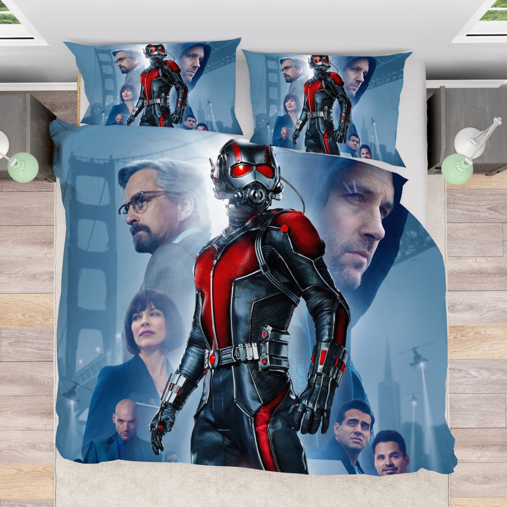 Alternative view of Ant Man Superhero Action Marvel Comics Warrior Bedding Set - Custom Bedding Set