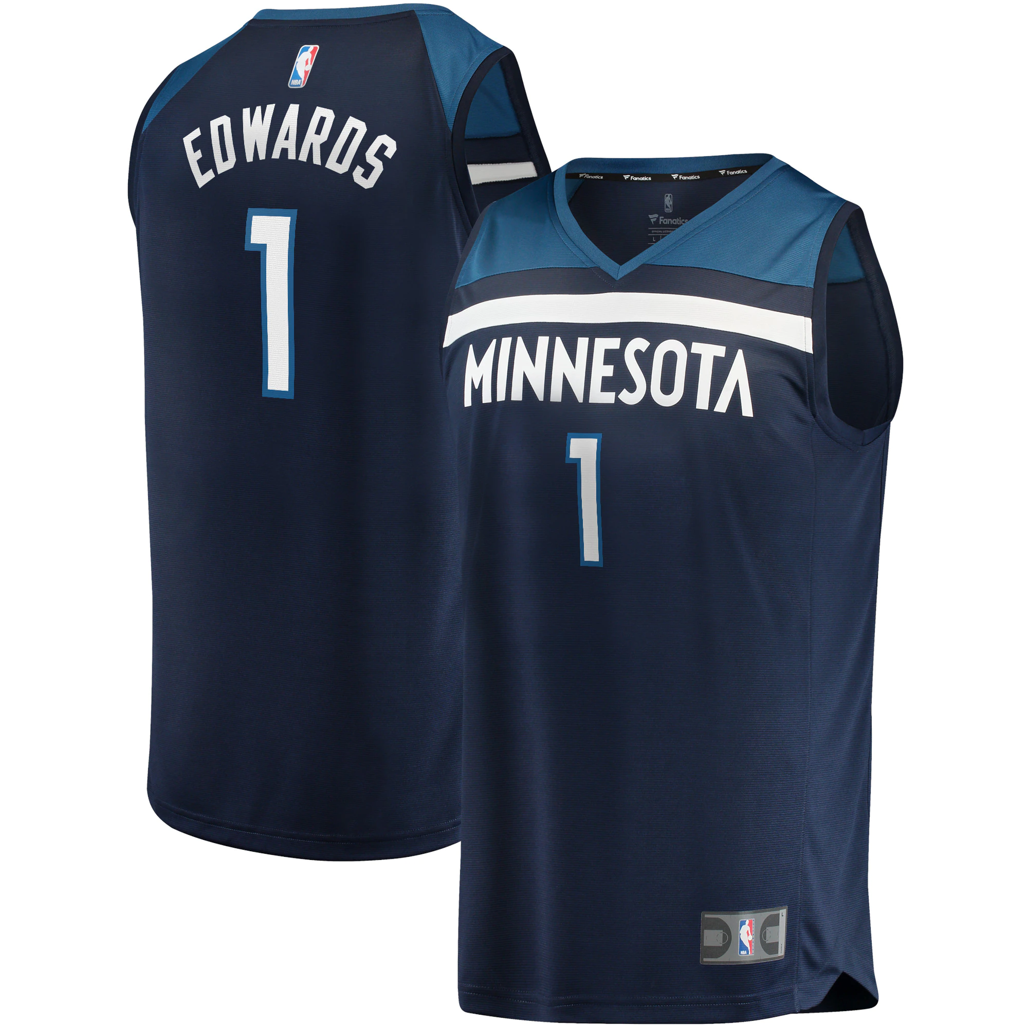 Anthony Edwards Minnesota Timberwolves Fanatics Branded 2021/22 Fast Break Replica Basketball Jersey - Icon Edition - Navy