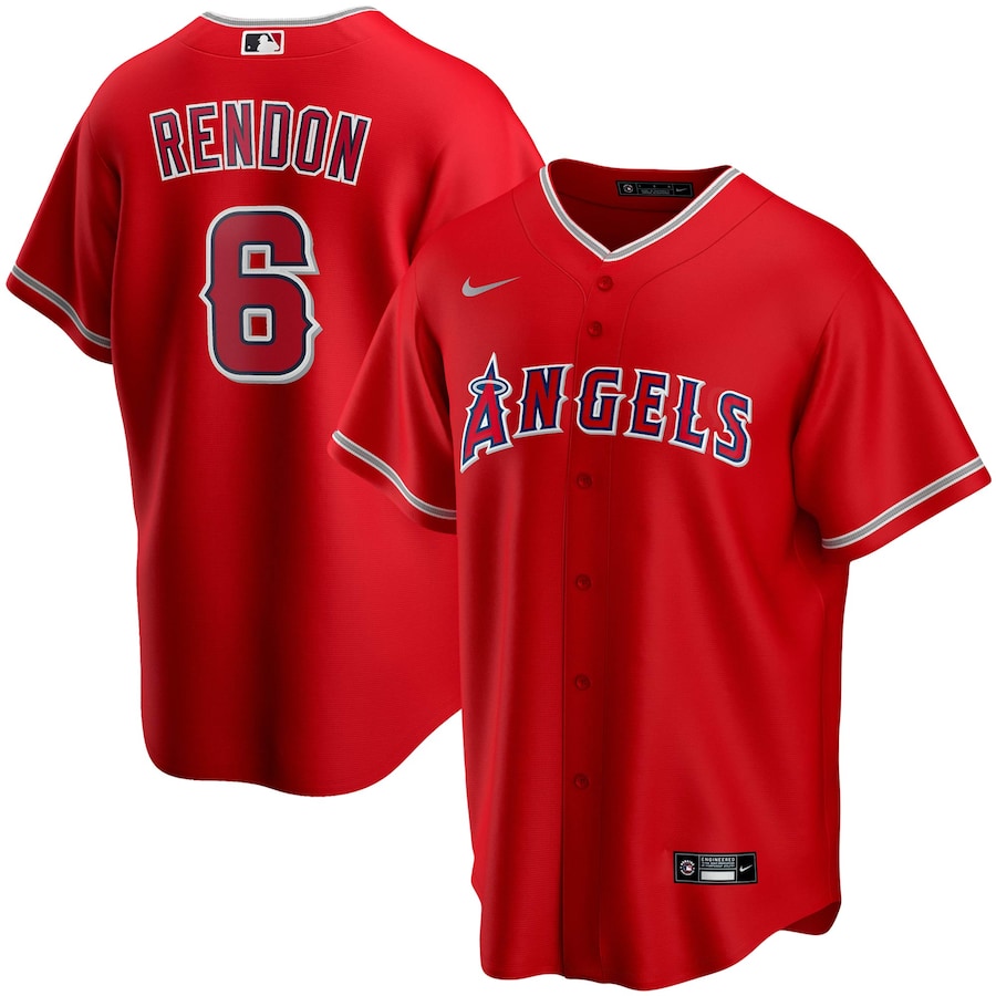 Anthony Rendon Los Angeles Angels Alternate 2020 Replica Player Baseball Jersey ÃƒÂ¢Ã¢â€šÂ¬Ã¢â‚¬Å“ Red
