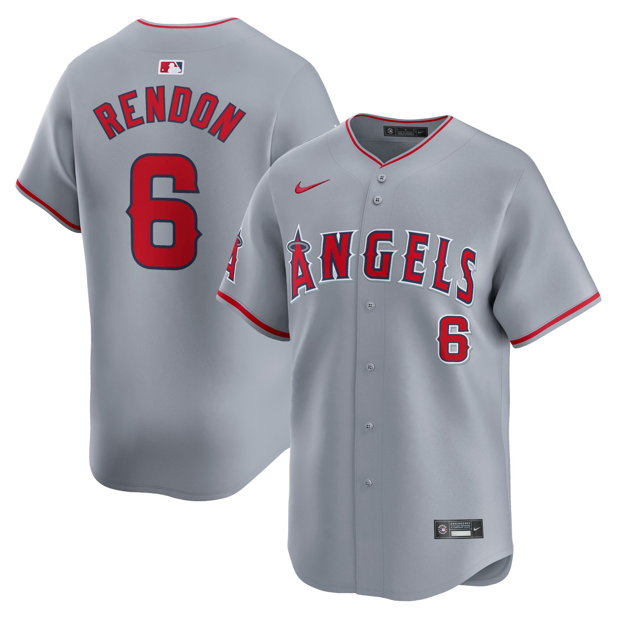 Anthony Rendon Los Angeles Angels Away Limited Player Baseball Jersey - Gray
