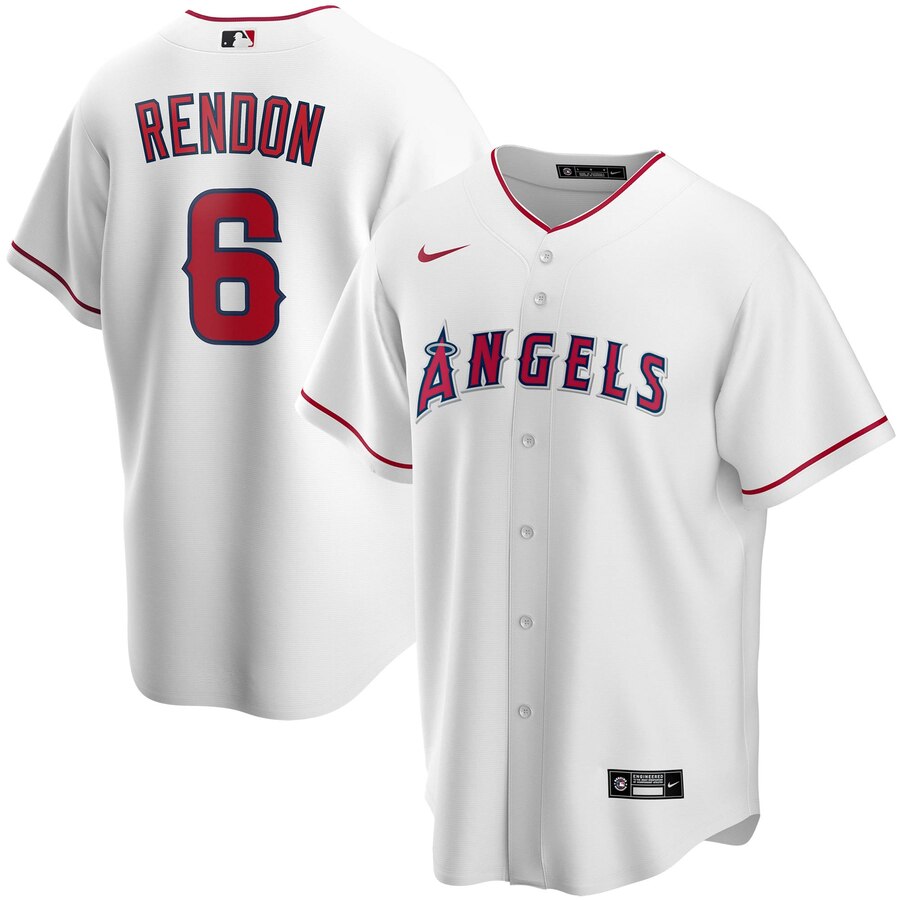Anthony Rendon Los Angeles Angels Home 2020 Replica Player Baseball Jersey ÃƒÂ¢Ã¢â€šÂ¬Ã¢â‚¬Å“ White