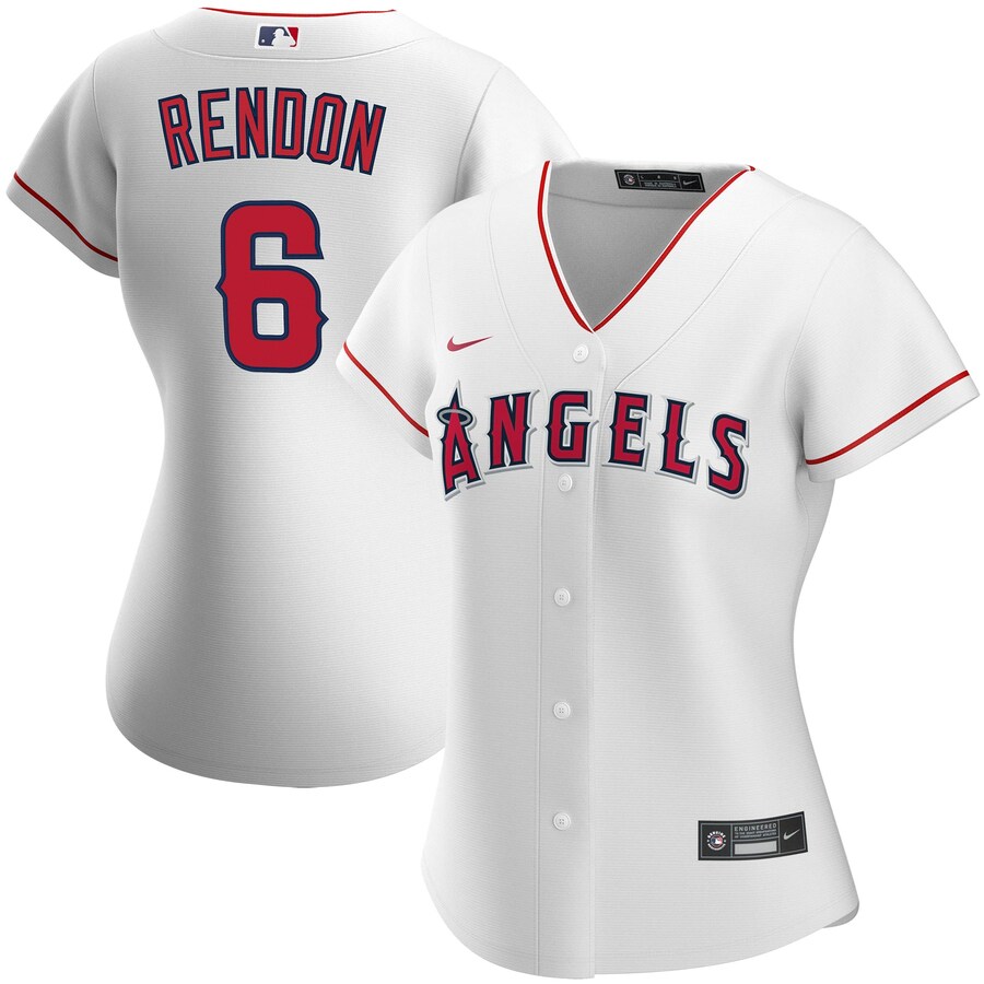 Anthony Rendon Los Angeles Angels Women's Home 2020 Replica Player Baseball Jersey ÃƒÂ¢Ã¢â€šÂ¬Ã¢â‚¬Å“ White