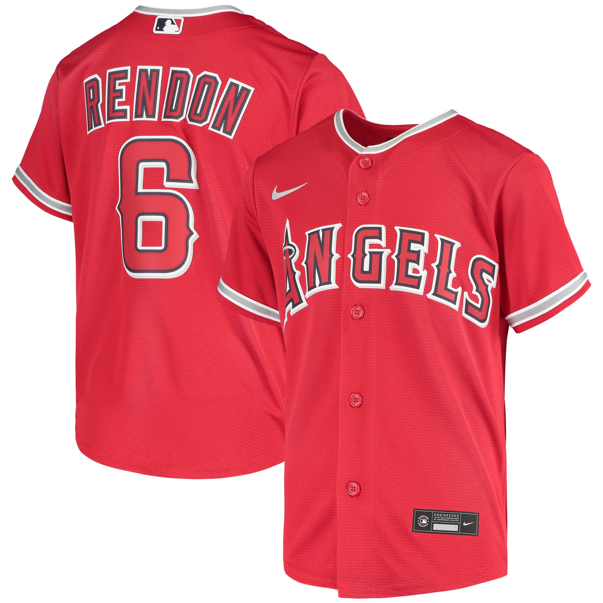 Anthony Rendon Los Angeles Angels Youth Alternate Replica Player Baseball Jersey – Red