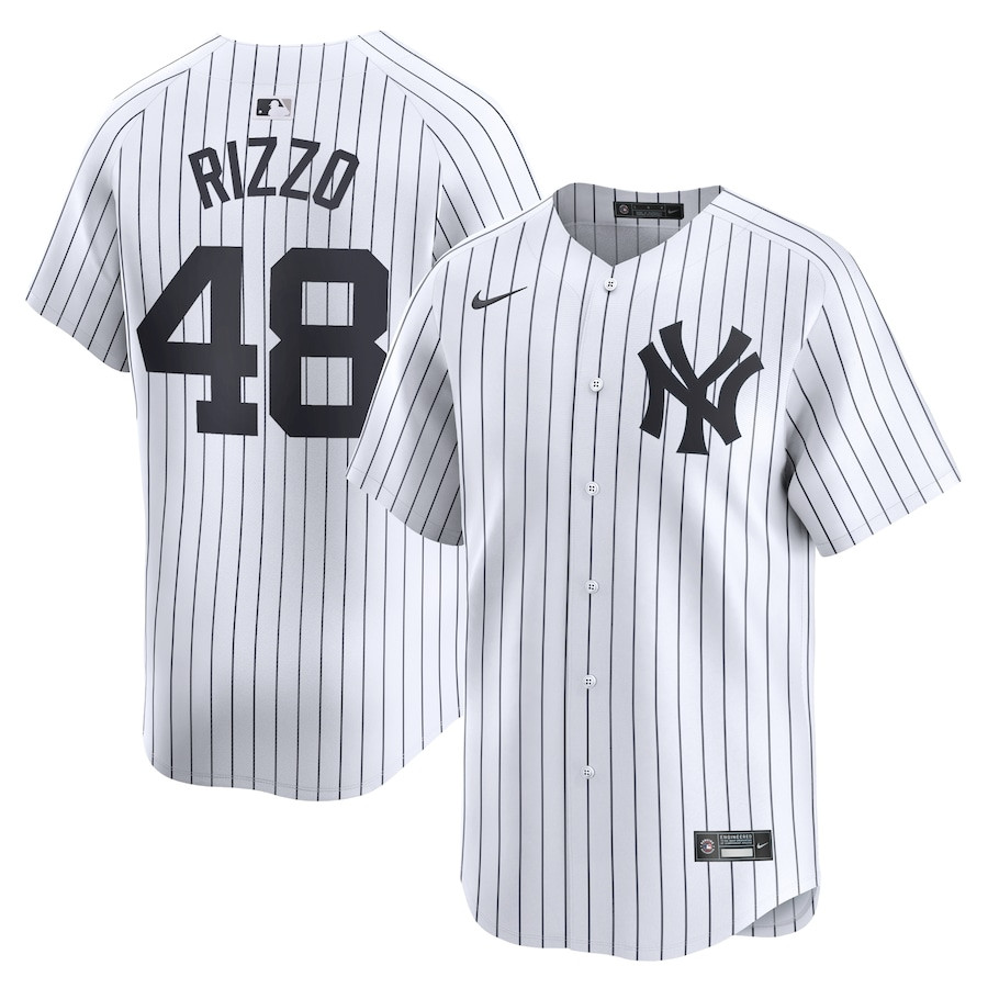 Anthony Rizzo 48 New York Yankees Home Limited Player Men Baseball Jersey - White 