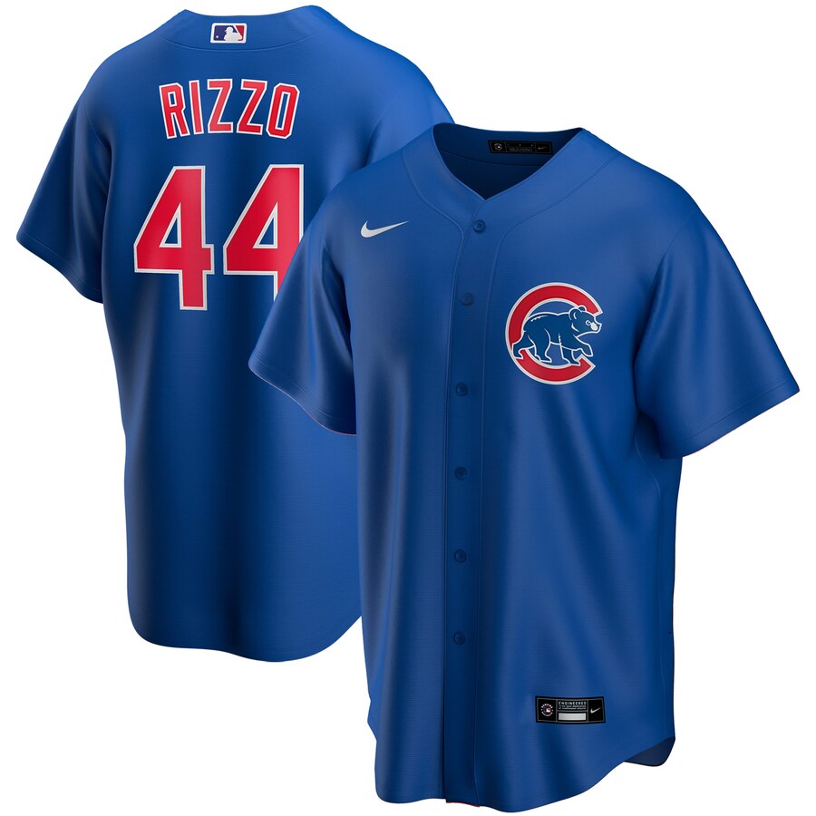 Anthony Rizzo Chicago Cubs Alternate 2020 Replica Player Baseball Jersey ÃƒÂ¢Ã¢â€šÂ¬Ã¢â‚¬Å“ Royal
