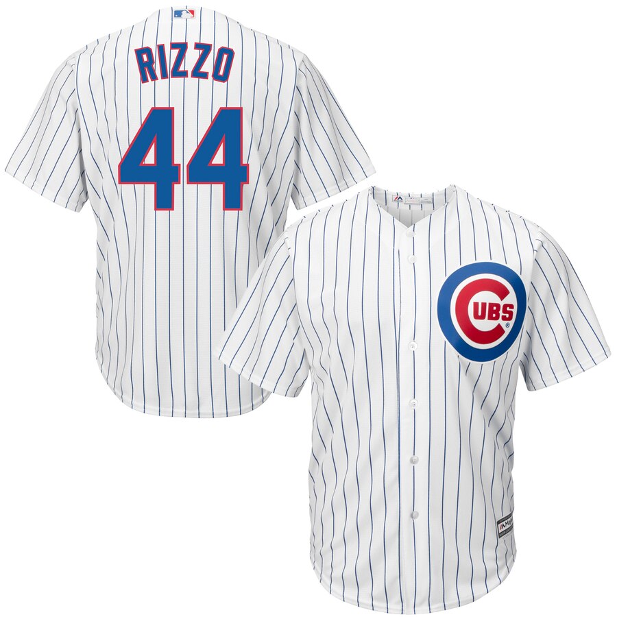 Anthony Rizzo Chicago Cubs Majestic Cool Base Player Baseball Jersey - White