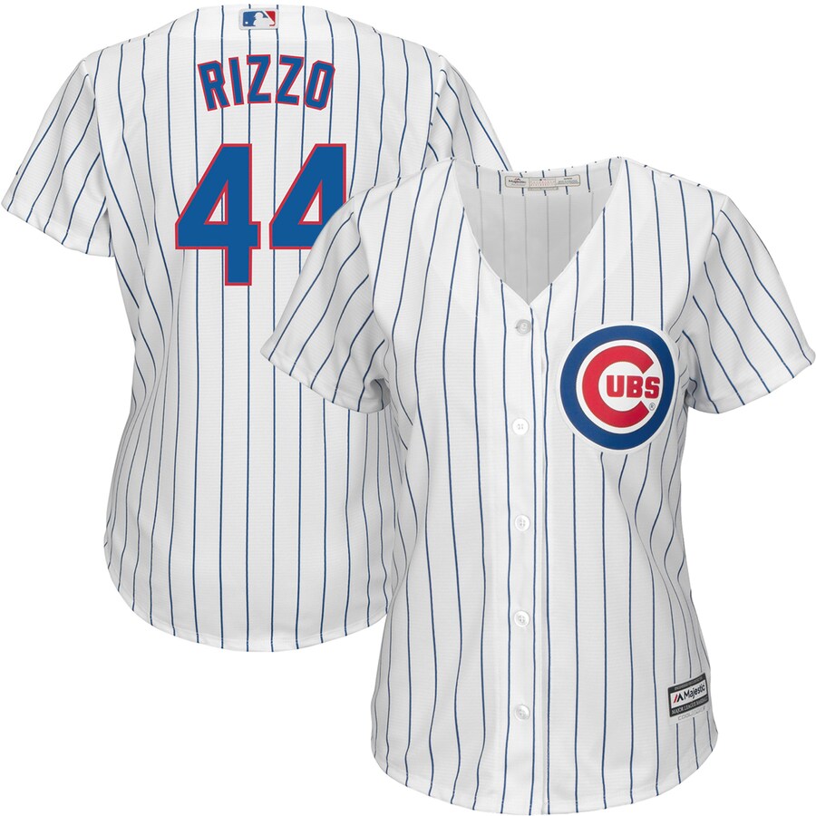 Anthony Rizzo Chicago Cubs Majestic Women's Cool Base Player Baseball Jersey - White