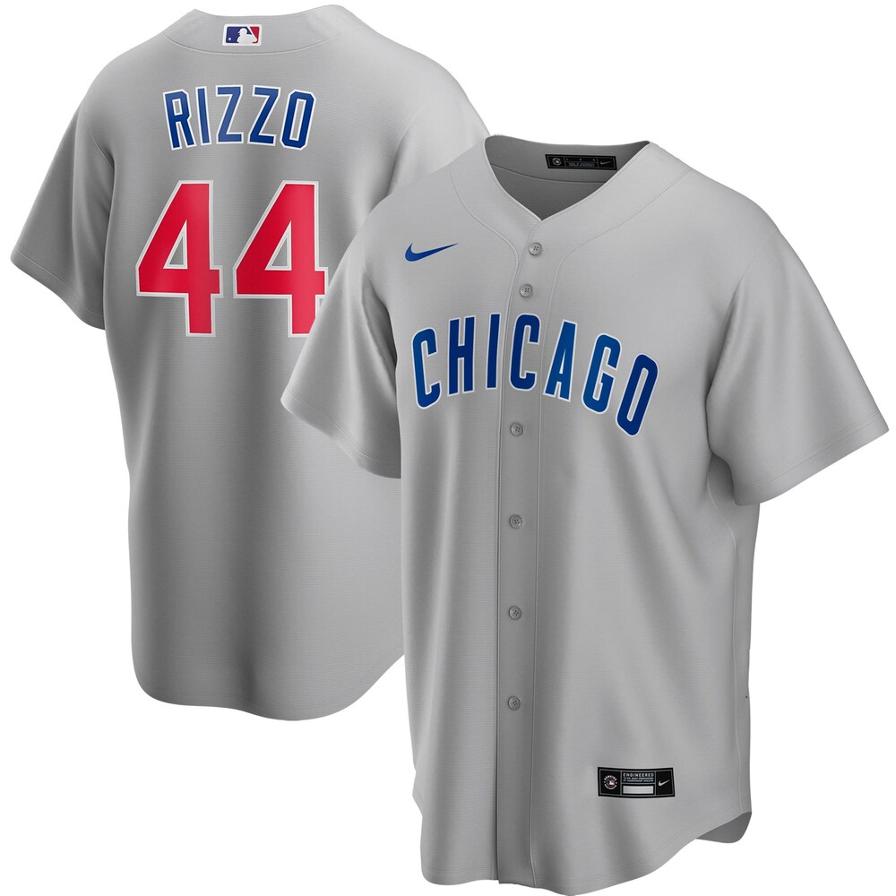 Anthony Rizzo Chicago Cubs Road 2020 Player Baseball Jersey - Gray