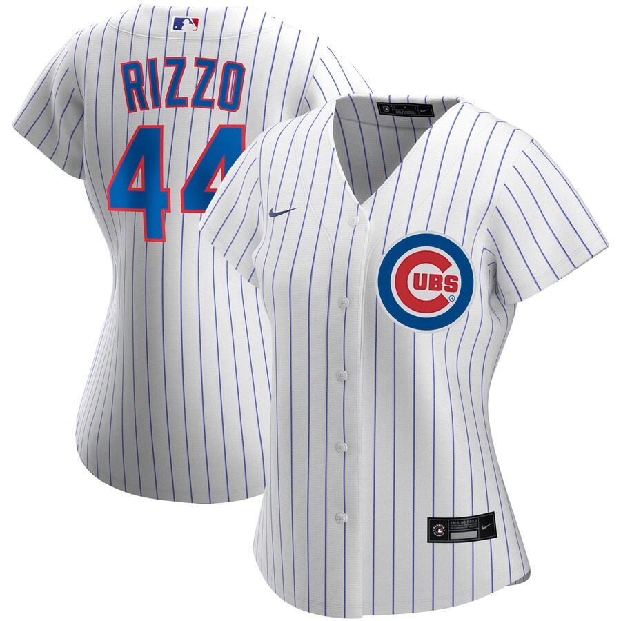 Anthony Rizzo Chicago Cubs Women's Home 2020 Replica Player Baseball Jersey ÃƒÂ¢Ã¢â€šÂ¬Ã¢â‚¬Å“ White