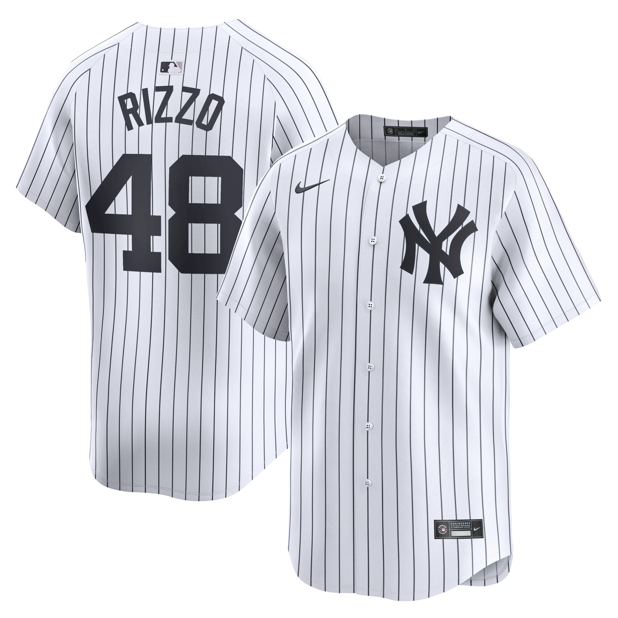 Anthony Rizzo New York Yankees Home Limited Player Baseball Jersey - White