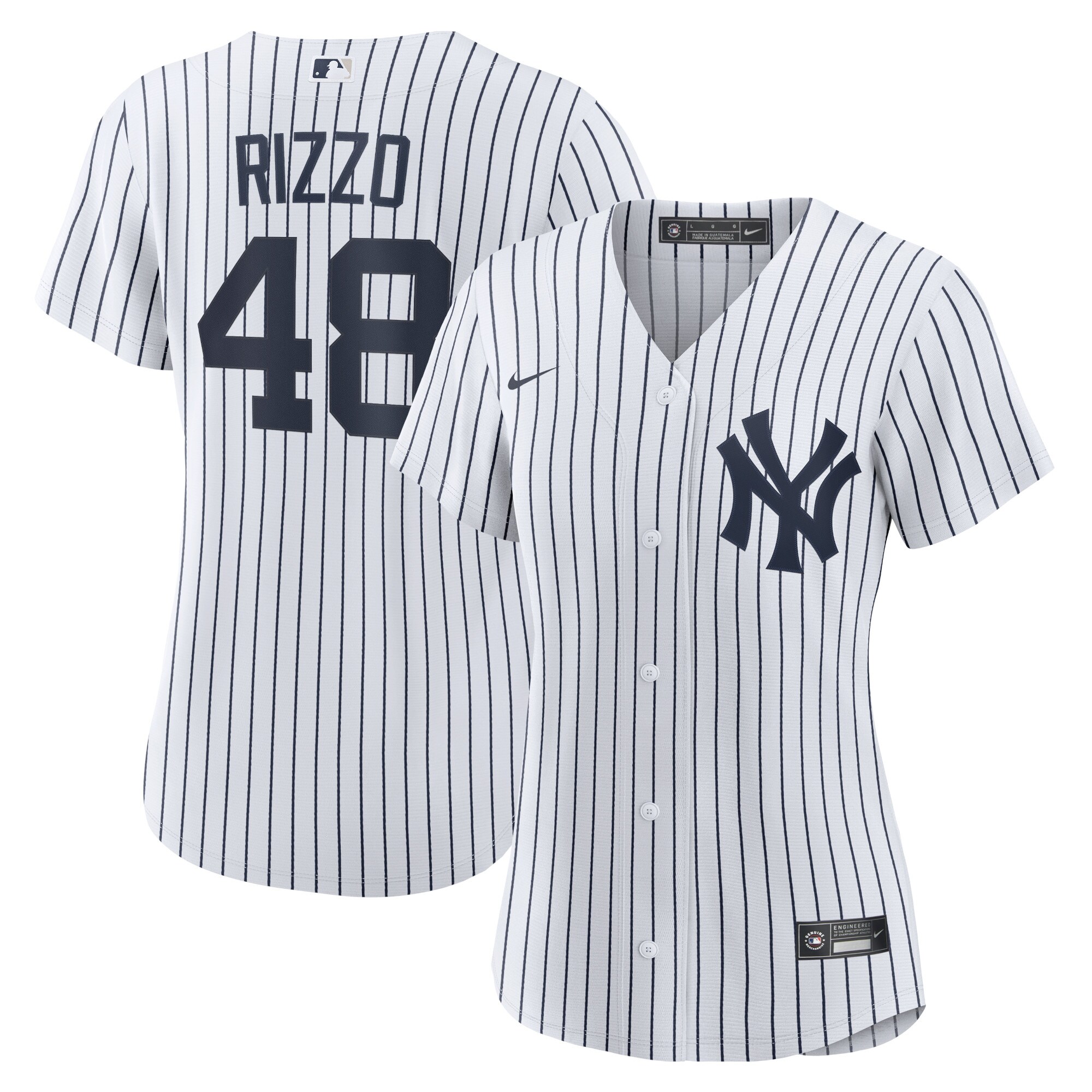 Anthony Rizzo New York Yankees Women's Home Official Replica Player Baseball Jersey - White