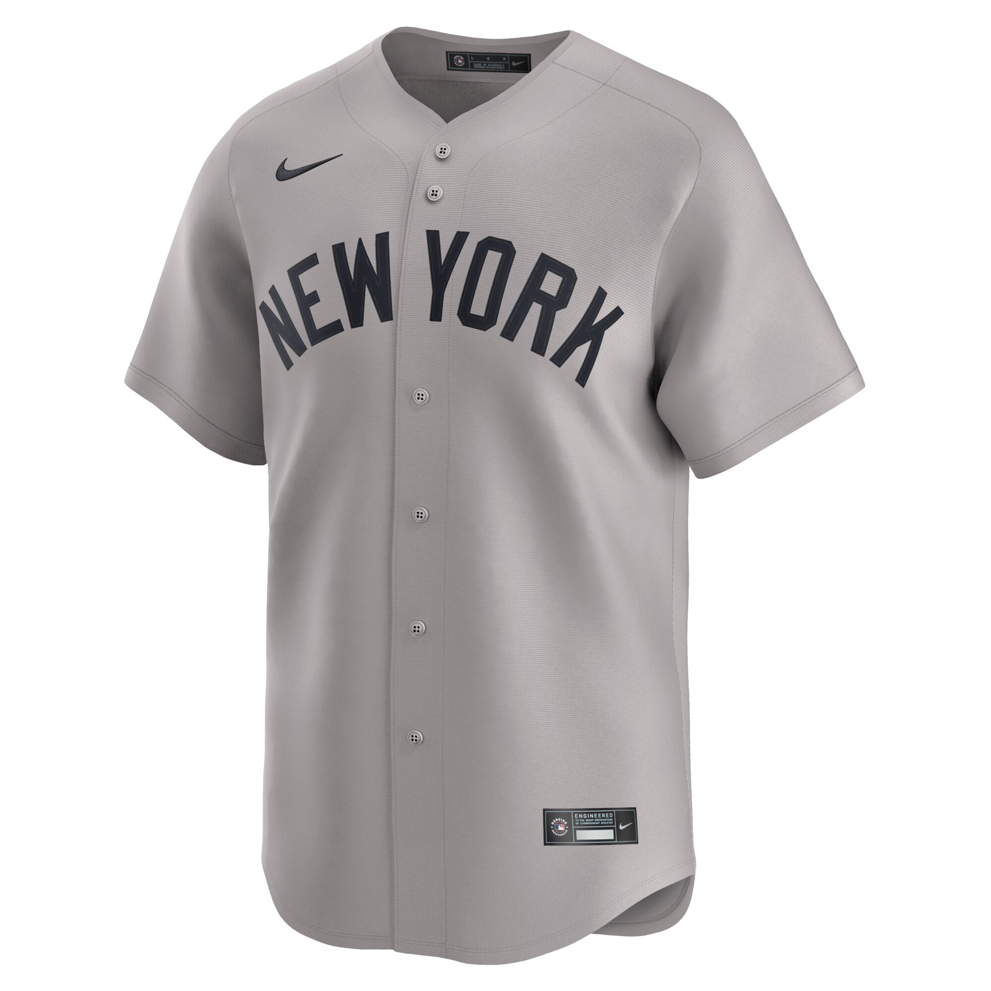 Alternative view of Anthony Volpe New York Yankees Away Limited Player Baseball Jersey - Gray