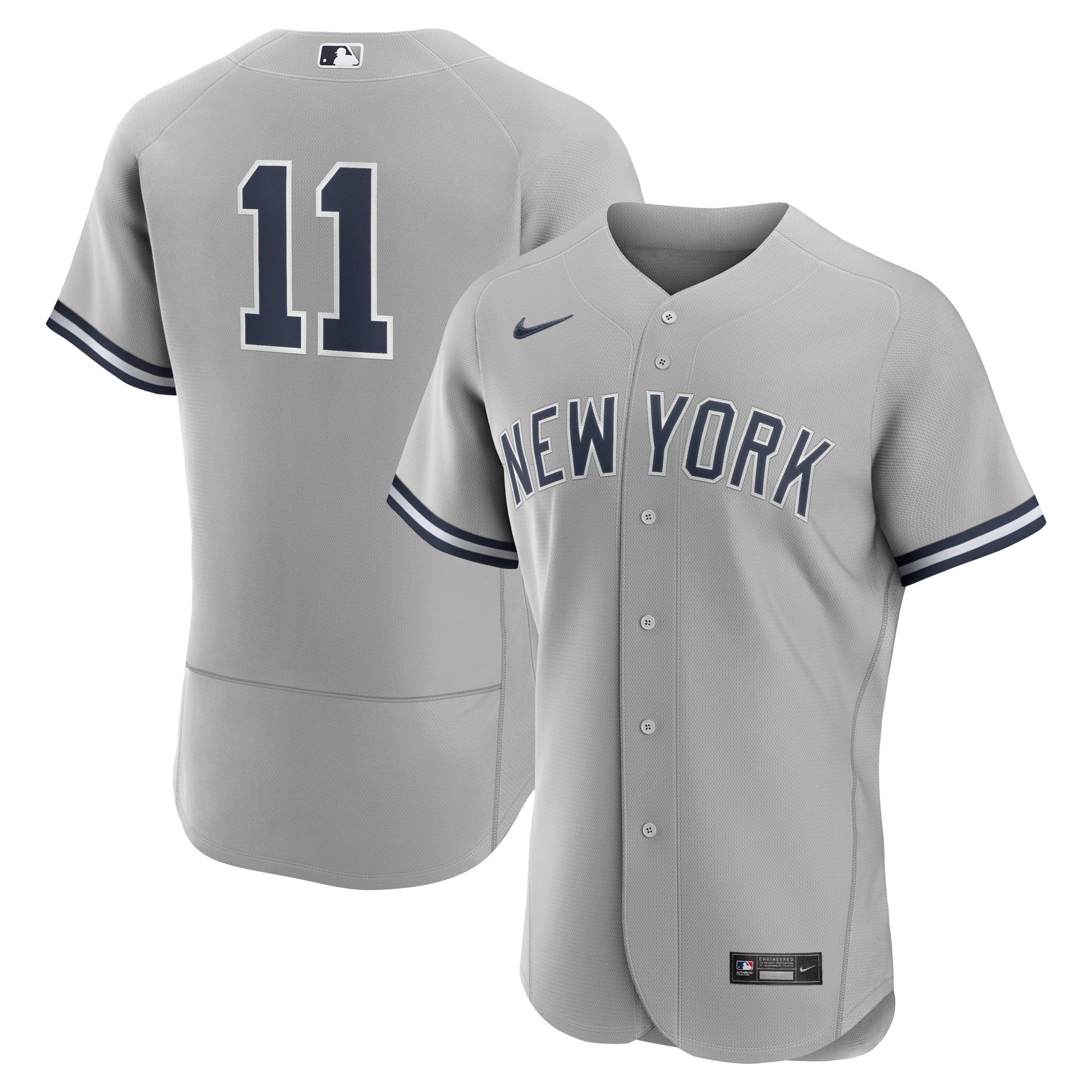 Anthony Volpe New York Yankees Road Authentic Baseball Jersey - Gray