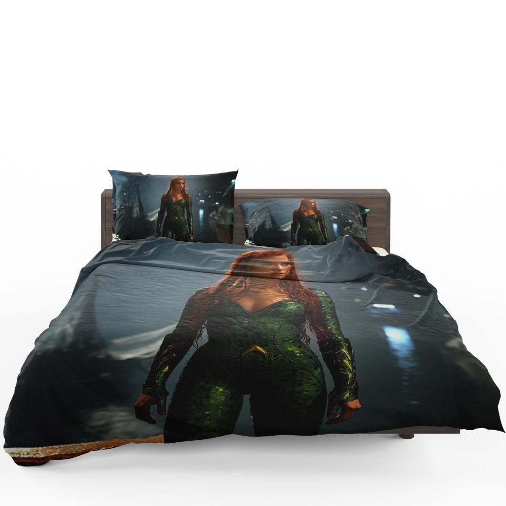 Aquaman Movie Amber Heard Mera DC Comics Bedding Set - Custom Bedding Set