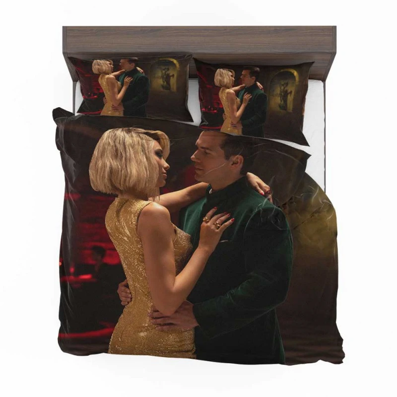 Alternative view of Argylle Movie Henry Cavill Dua Lipa Bedding Set - Custom Bedding Set