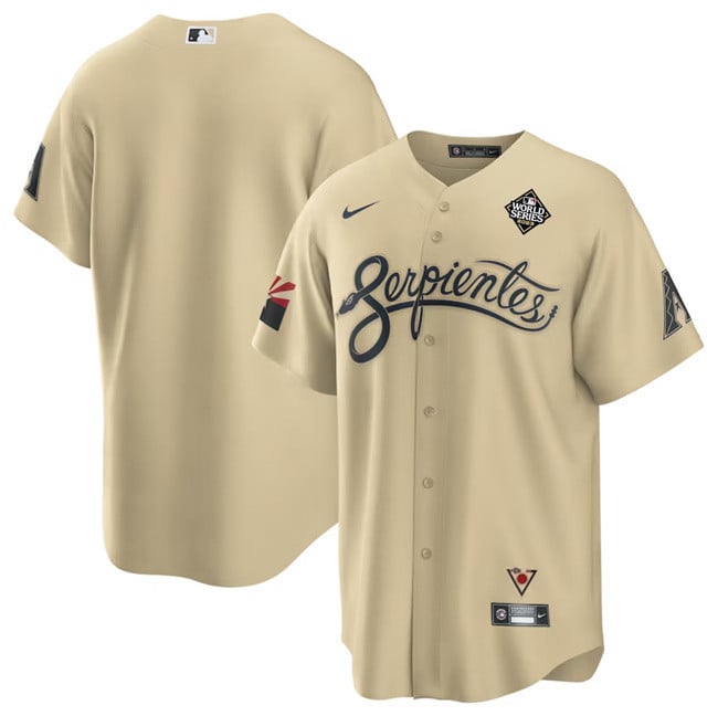 Arizona Diamondbacks 2023 World Series Men Baseball Jersey - Gold