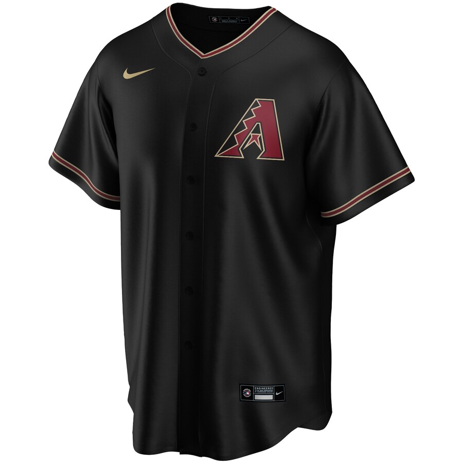 Alternative view of Arizona Diamondbacks Alternate 2020 Replica Team Jersey ÃƒÂ¢Ã¢â€šÂ¬Ã¢â‚¬Å“ Black