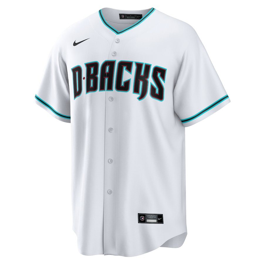 Alternative view of Arizona Diamondbacks Alternate Custom Men Jersey - White