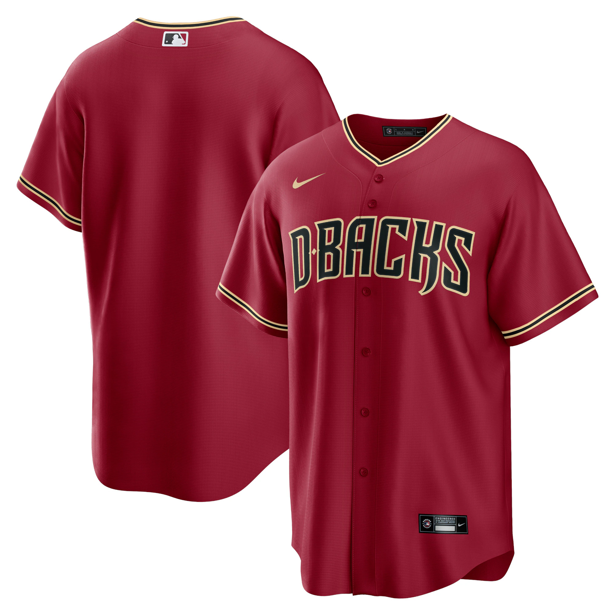 Arizona Diamondbacks Alternate Replica Team Baseball Jersey – Red