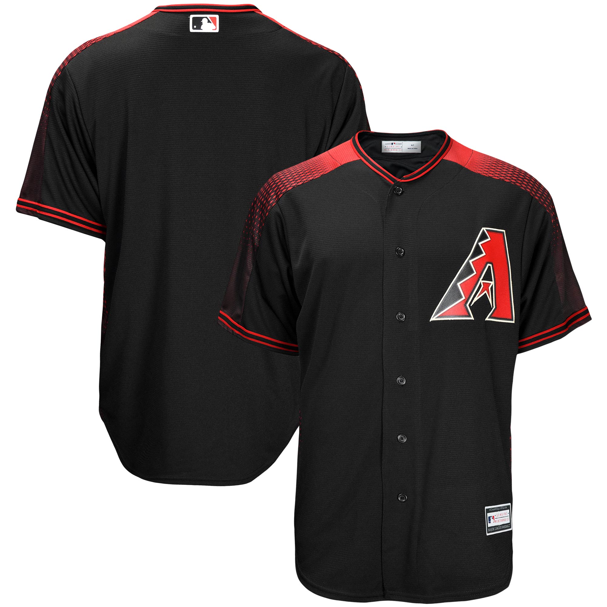 Arizona Diamondbacks Big & Tall Replica Team Baseball Jersey – Black