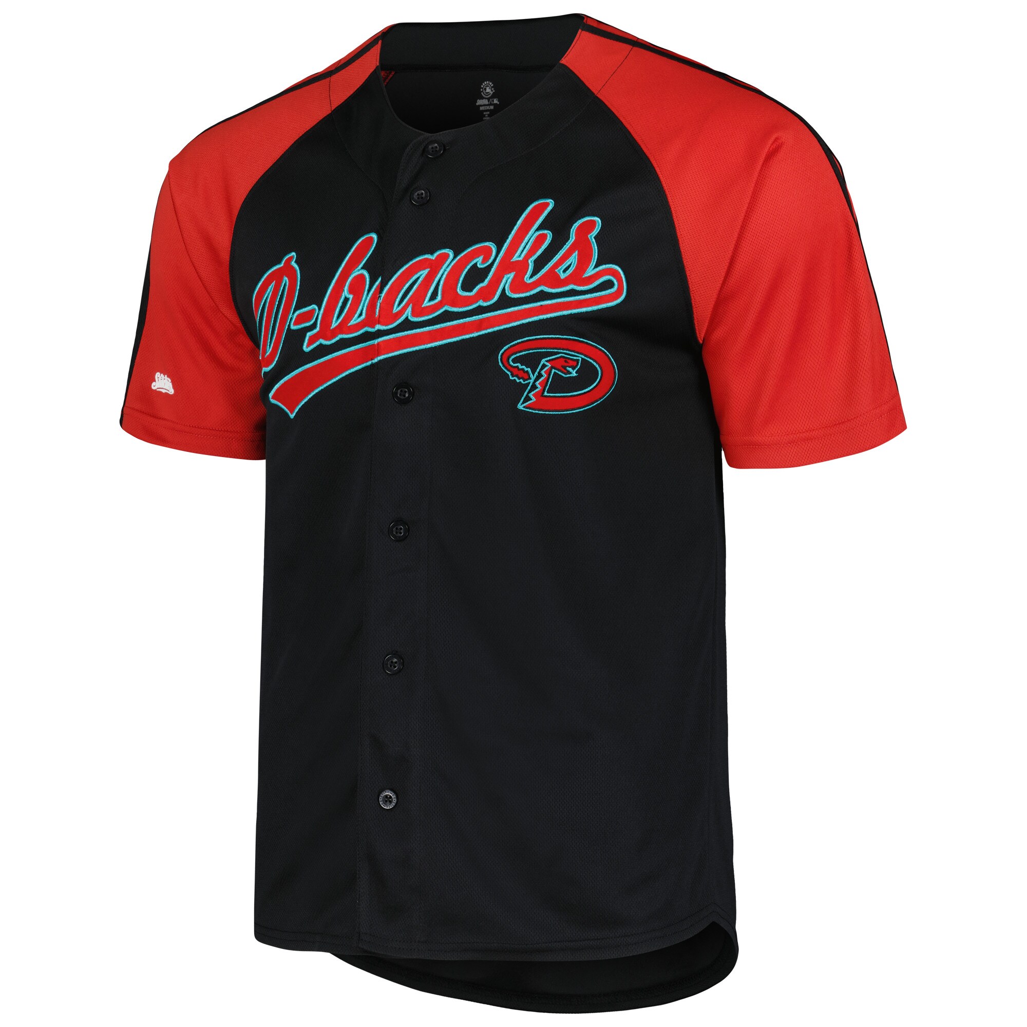 Alternative view of Arizona Diamondbacks Stitches Team Raglan Jersey - Black