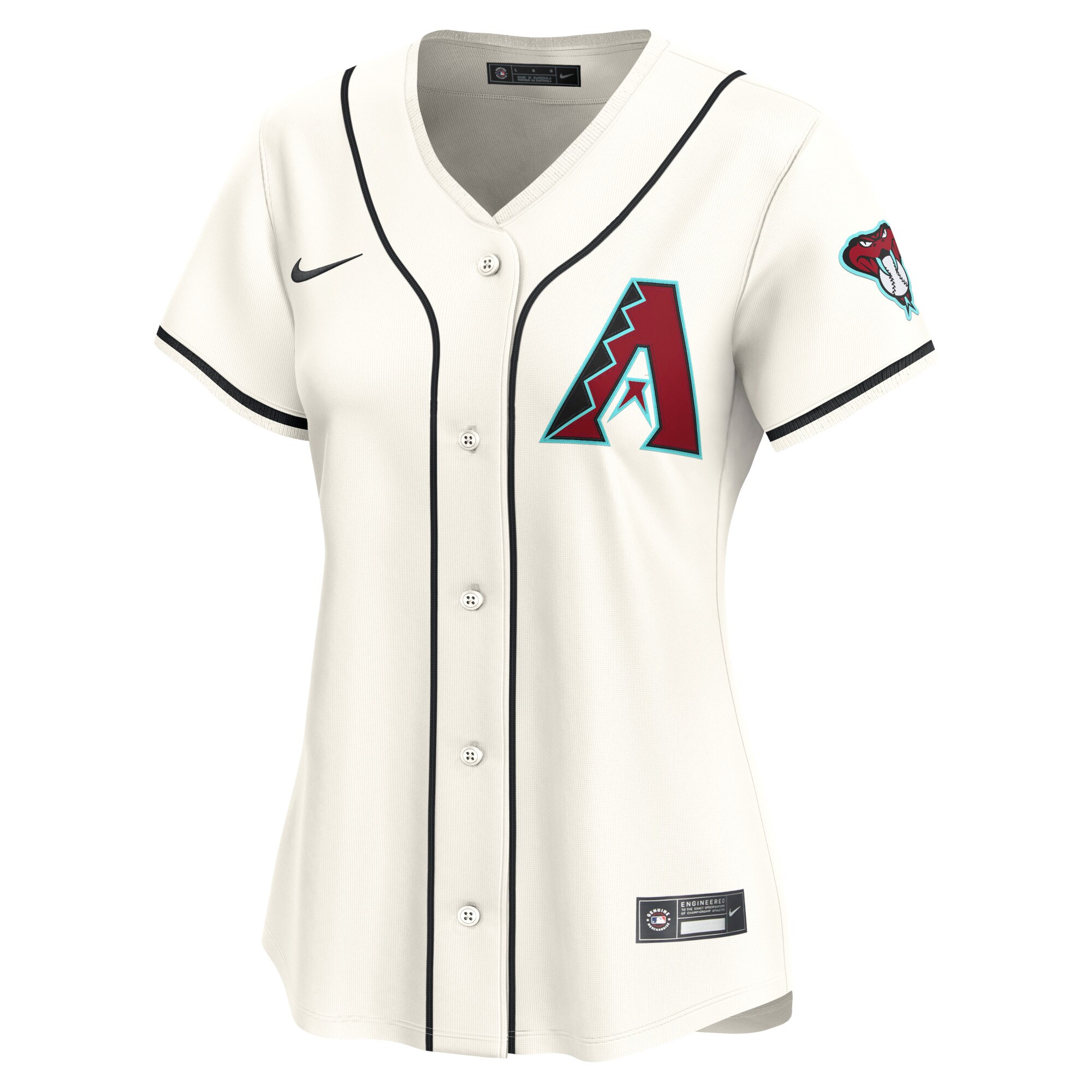 Alternative view of Arizona Diamondbacks Women's 2024 Jackie Robinson Day Home Limited JerseyÃƒâ€šÃ‚Â ÃƒÂ¢Ã¢â€šÂ¬Ã¢â‚¬Å“ White
