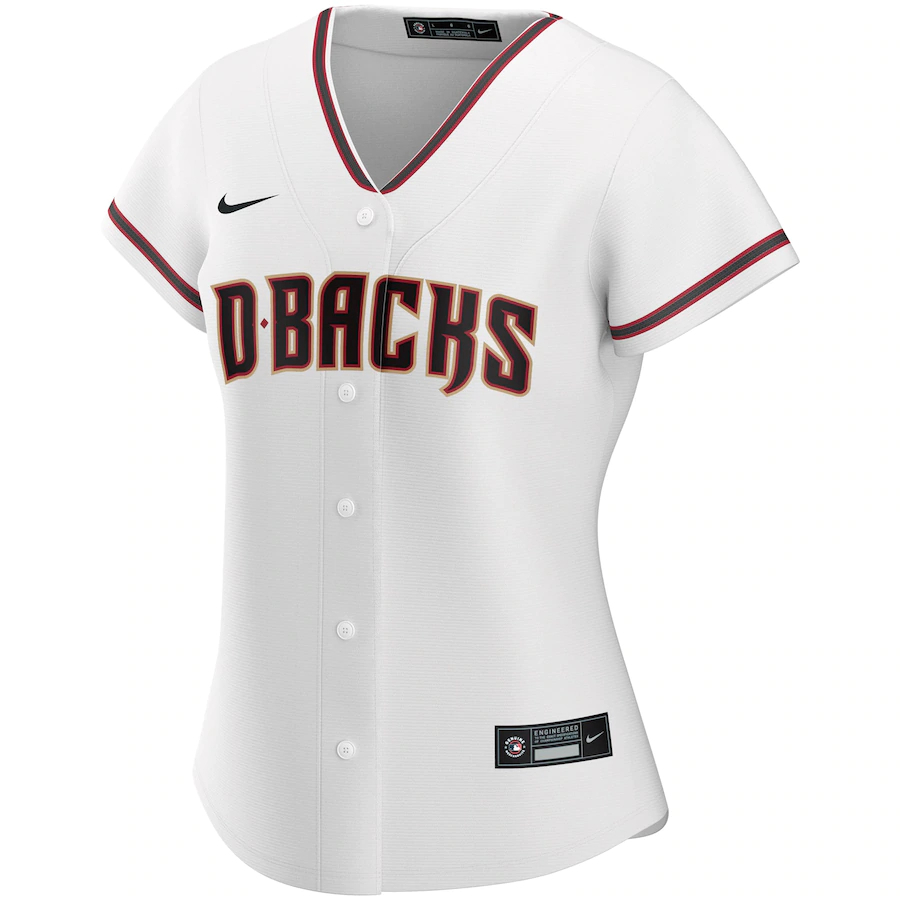 Alternative view of Arizona Diamondbacks Women's Home 2020 Replica Team Baseball Jersey ÃƒÂ¢Ã¢â€šÂ¬Ã¢â‚¬Å“ White