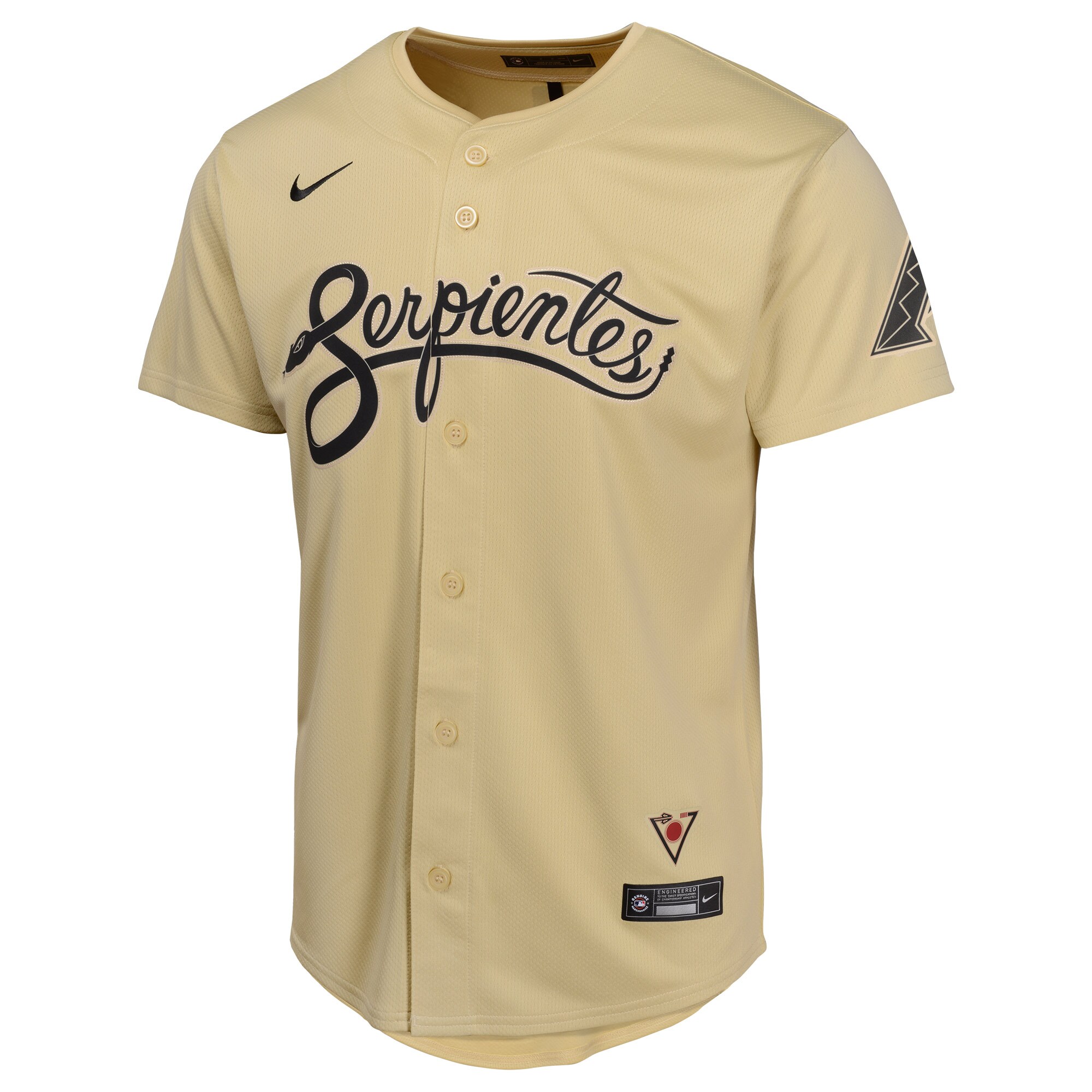 Alternative view of Arizona Diamondbacks Youth City Connect Limited Jersey - Sand