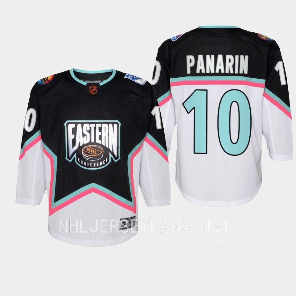 Alternative view of Artemi Panarin 10 New York Rangers 2023 All-Star Game Hockey Jersey Black Equipment - JS702 